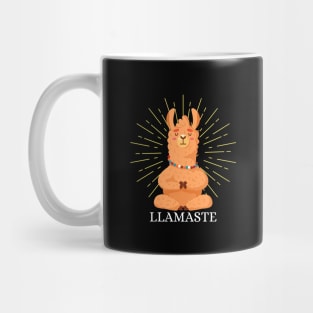 Llamaste. Funny Yoga Saying Phrase Workout Motivation Mug